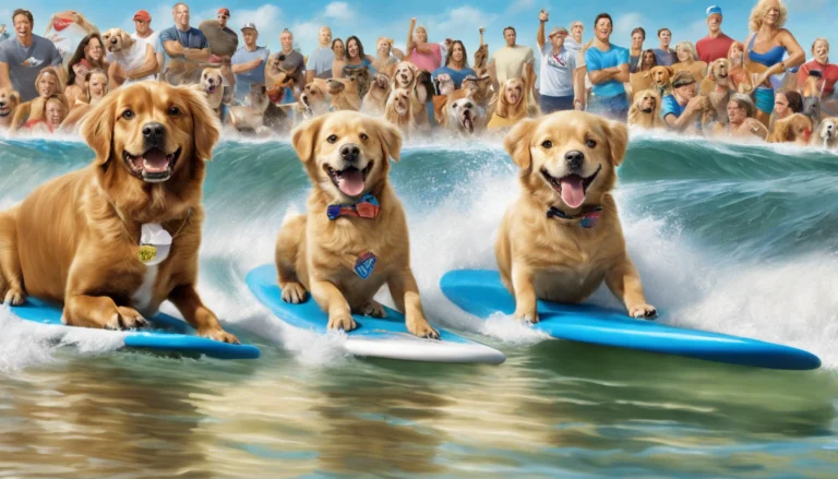 États-Unis : Une compétition de surf surprenante où des dizaines de chiens montrent leurs talents aquatiques